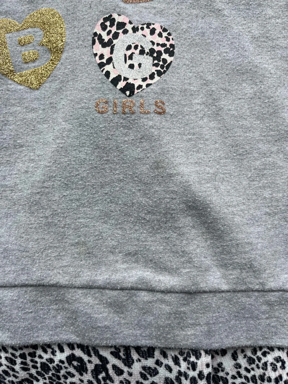 BCBGirls Layered Sweatshirt